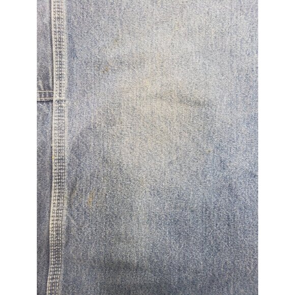 Dickies Mens 46x32 Blue Bib Overalls Denim Work Wear Carpenter Farmer Pre Owned - Picture 4 of 14
